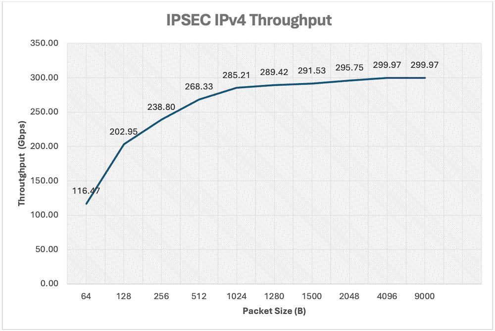 IPsec IPv4 Throughput