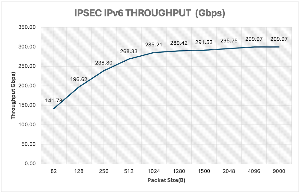 IPsec IPv6 Throughput