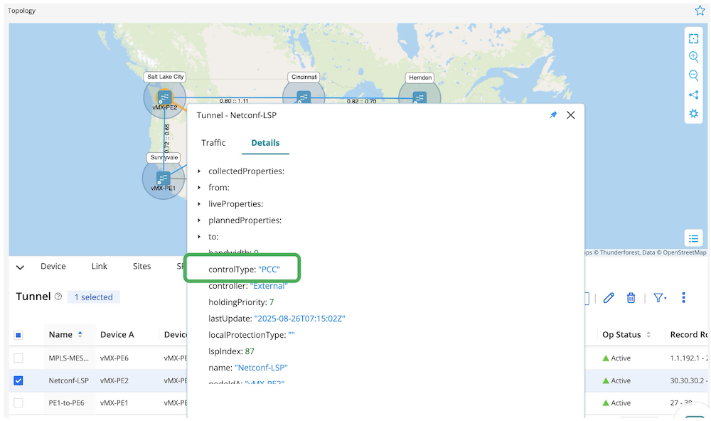 - control Type: PCC Information from RD GUI